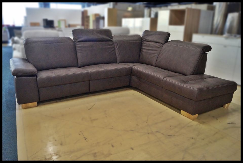 Polipol PP-LA21164 Sofa – Mikrofaser braun mit Relaxfunktion – Bild 7