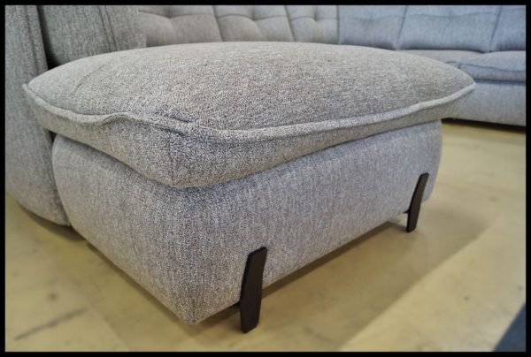 Almeria Wohnlandschaft – graues Sofa mit Bettkasten & Federung – Bild 3
