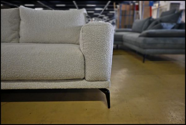 Minerva Ecksofa – modernes Sofa in Beige mit Federkern – Bild 2