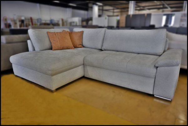 Casa Grande Expo Gala Ecksofa in Natur mit Bettfunktion