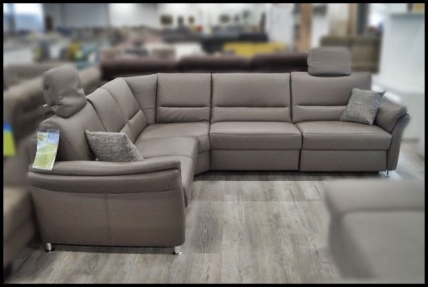 Polinova PN-EM16033 Ledersofa – modern mit Relaxfunktion – Bild 3