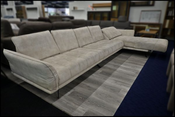 Megapol MP-IN20041 Sofa in Amira Ecru mit Relaxfunktion