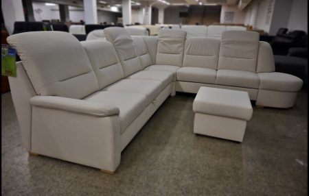 Zehdenick Memphis Sofa beige mit Bettfunktion