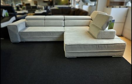 Olimp Ecksofa beige mit Bettfunktion