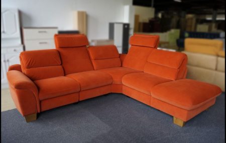 HUKLA HU-RL16049 Sofa mit Supralife Bezug in Grau