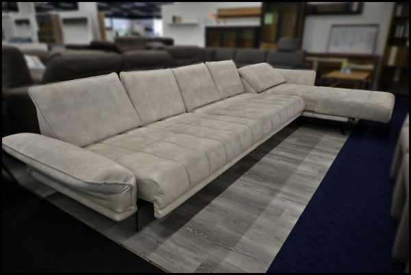 Megapol MP-IN20041 Sofa – Amira Ecru mit Relax- & Schlaffunktion – Bild 3