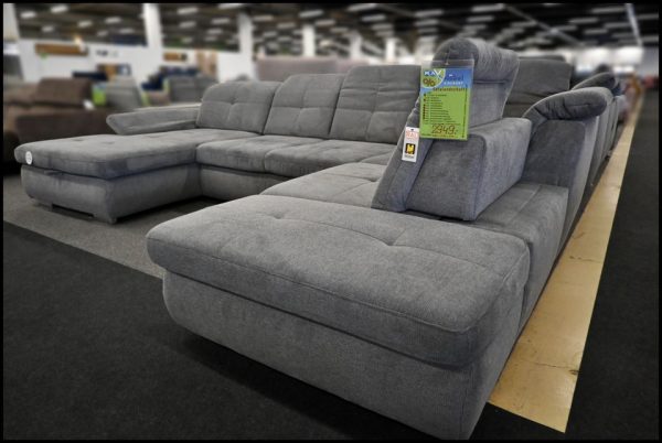 Megapol MP-IN16012 XXL Wohnlandschaft – Sofa mit Funktionen – Bild 5
