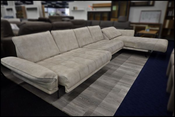 Megapol MP-IN20041 Sofa – Amira Ecru mit Relax- & Schlaffunktion – Bild 2