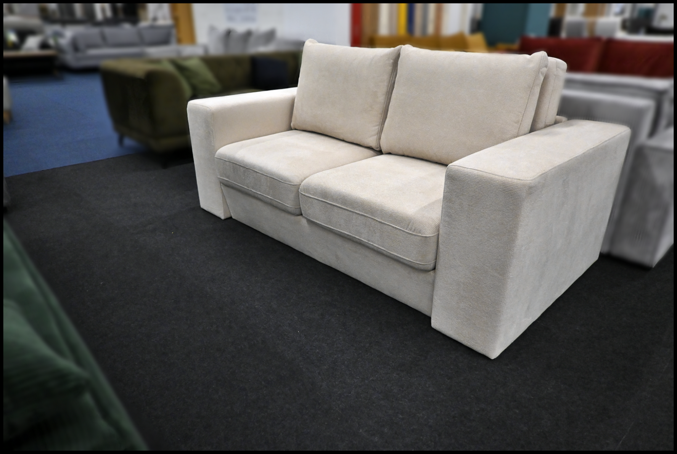 Schlafsofa Looks Creme Federkern – Bild 7