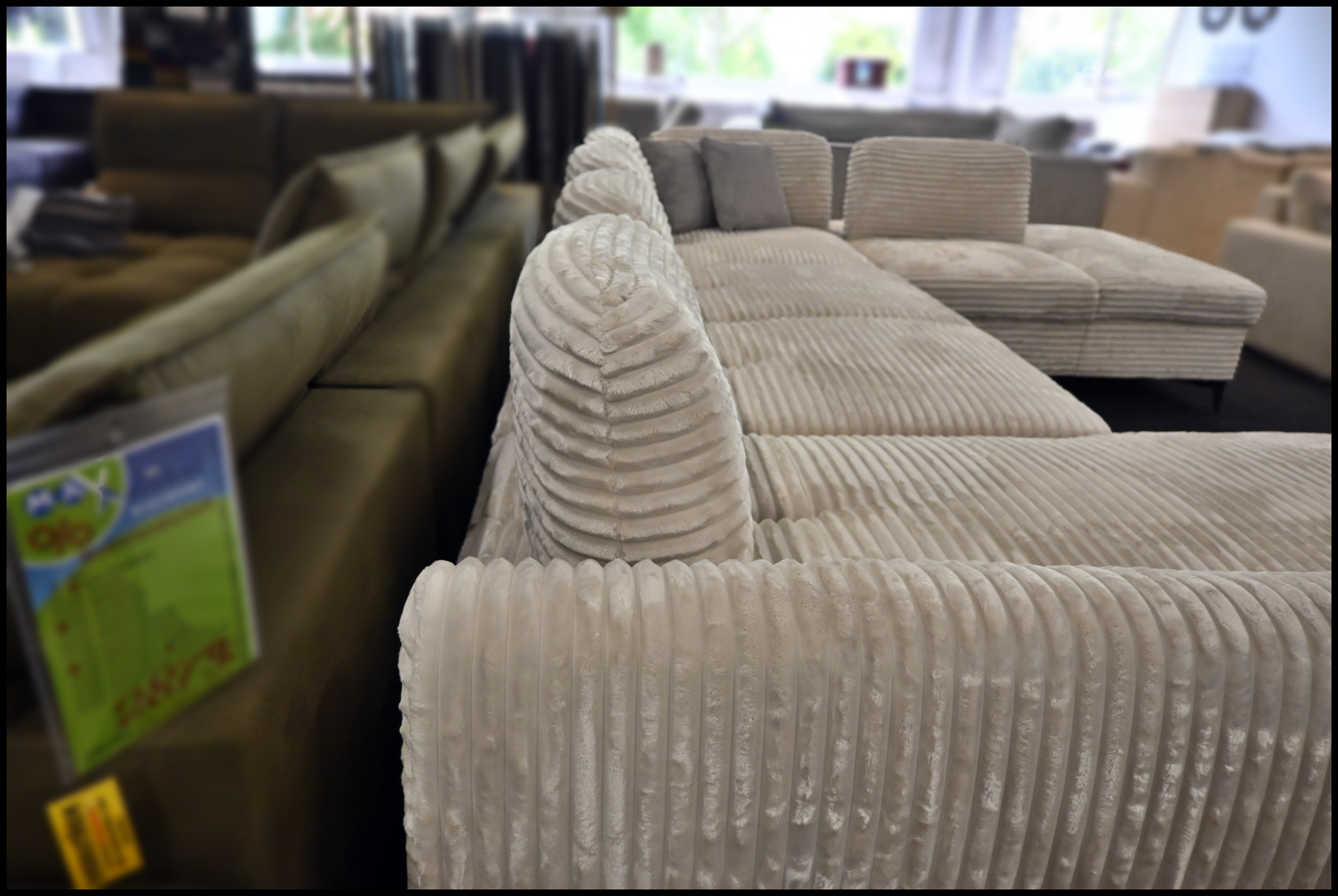 Wohnlandschaft Bergen 2.0 - Beige mit Bettfunktion – Bild 6