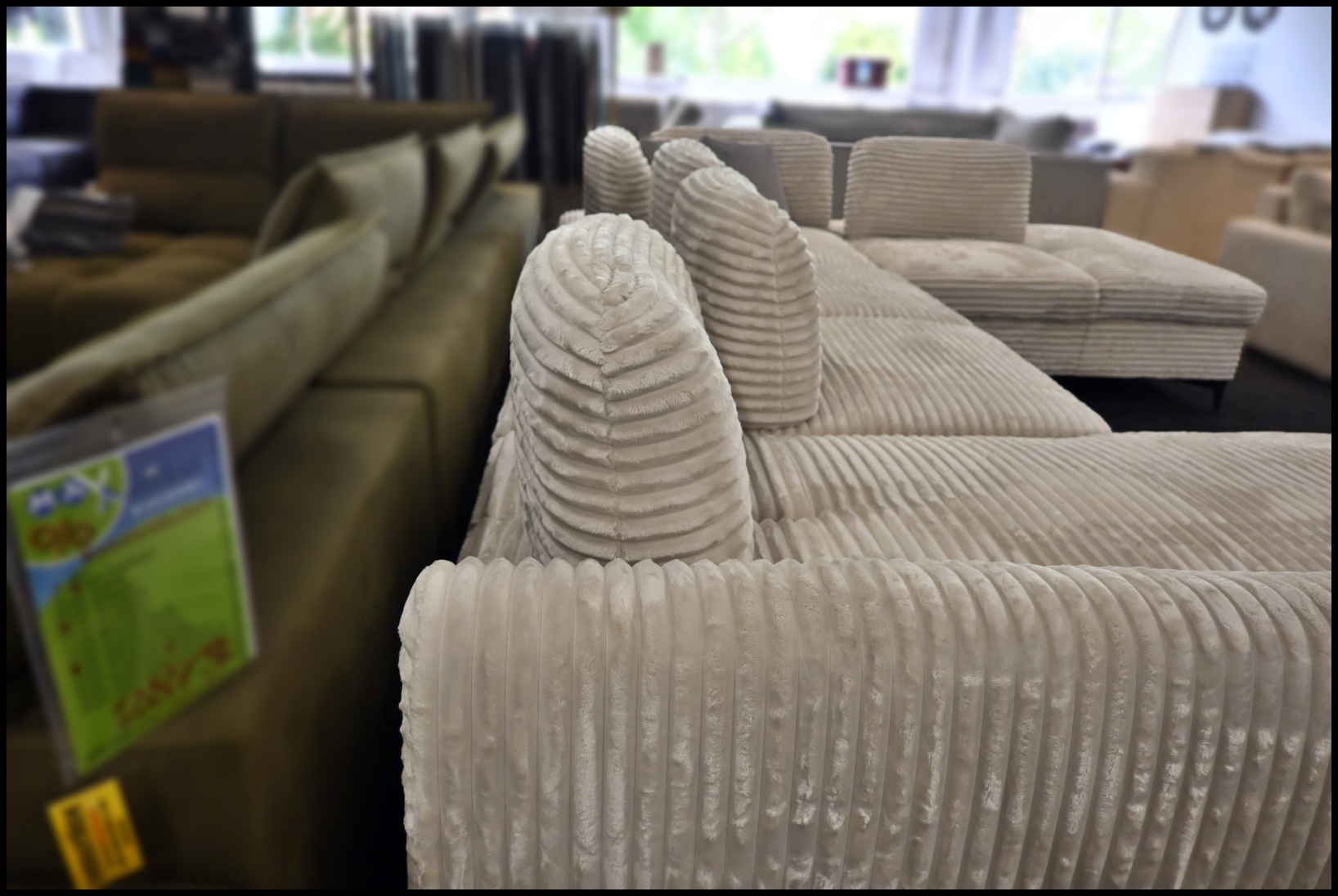 Wohnlandschaft Bergen 2.0 - Beige mit Bettfunktion – Bild 5