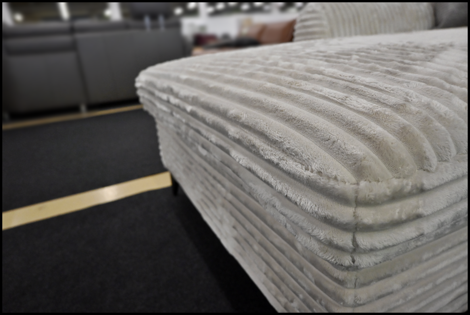 Wohnlandschaft Bergen 2.0 - Beige mit Bettfunktion – Bild 3