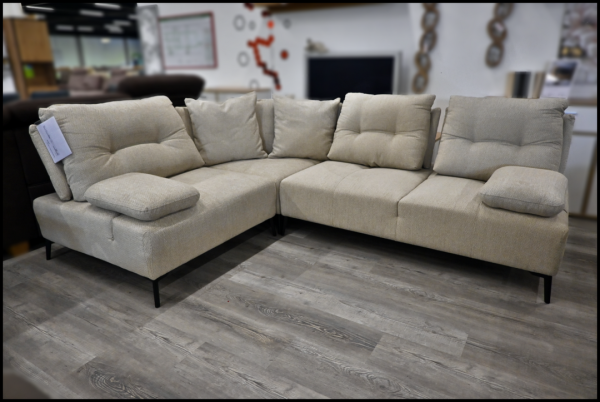 Polsterecke Spider Exxpo Natur Grau