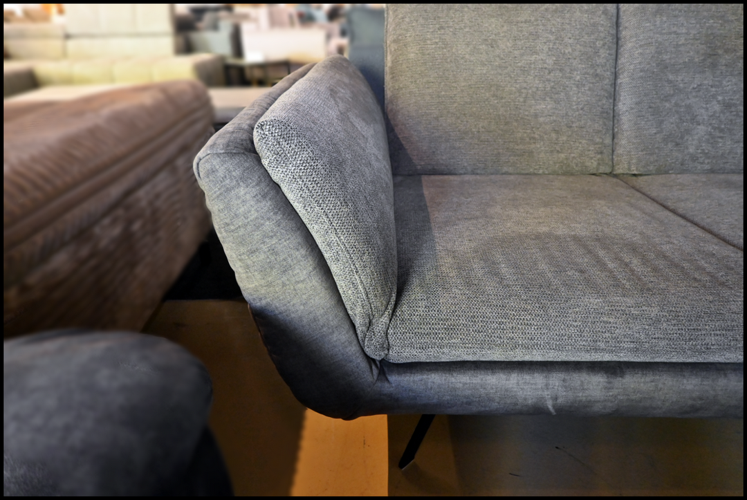 Polsterecke MEGA Anthrazit Federkern Ecksofa – Bild 7