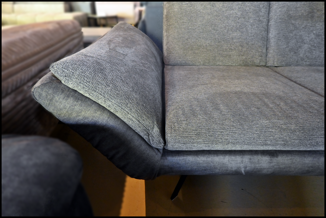 Polsterecke MEGA Anthrazit Federkern Ecksofa – Bild 6