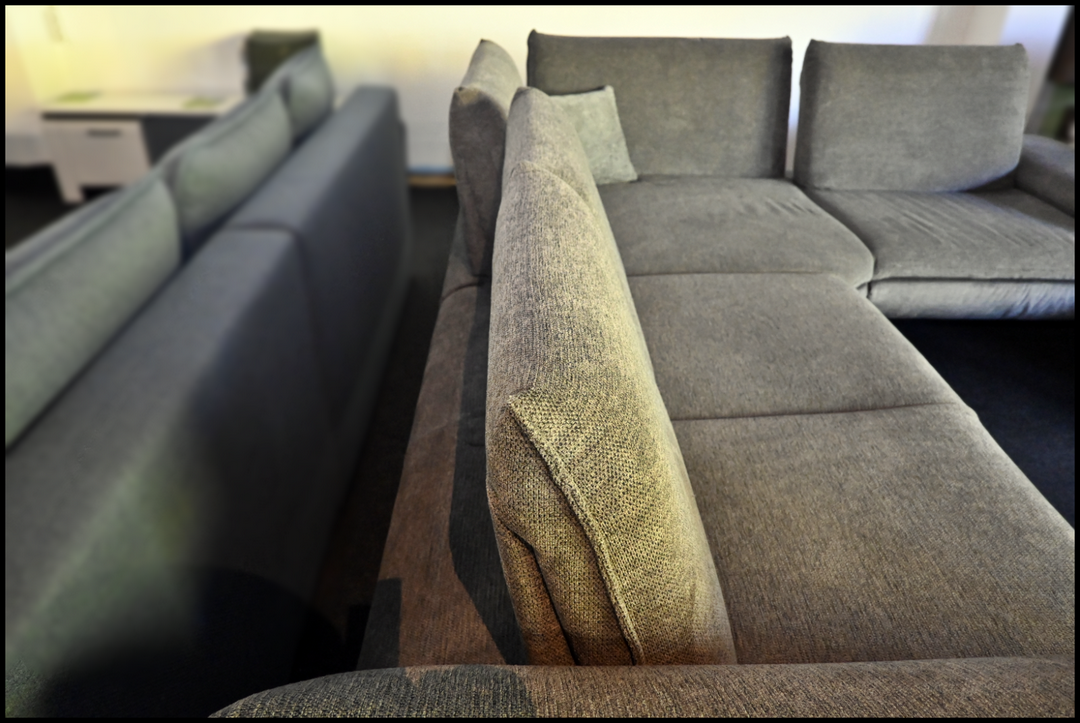 Polsterecke MEGA Anthrazit Federkern Ecksofa – Bild 4