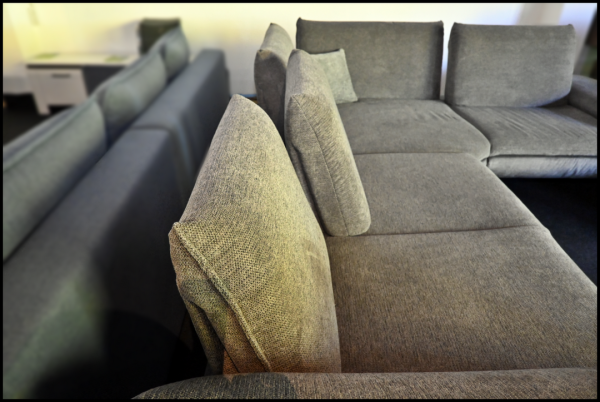 Polsterecke MEGA Anthrazit Federkern Ecksofa – Bild 3