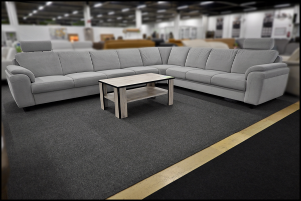 Zehdenick ZE-EM05003 Polsterecke Grau – Sofa mit Relaxrücken & ENOA Bezug – Bild 6