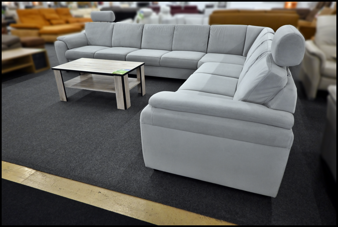 Zehdenick ZE-EM05003 Polsterecke Grau – Sofa mit Relaxrücken & ENOA Bezug – Bild 5