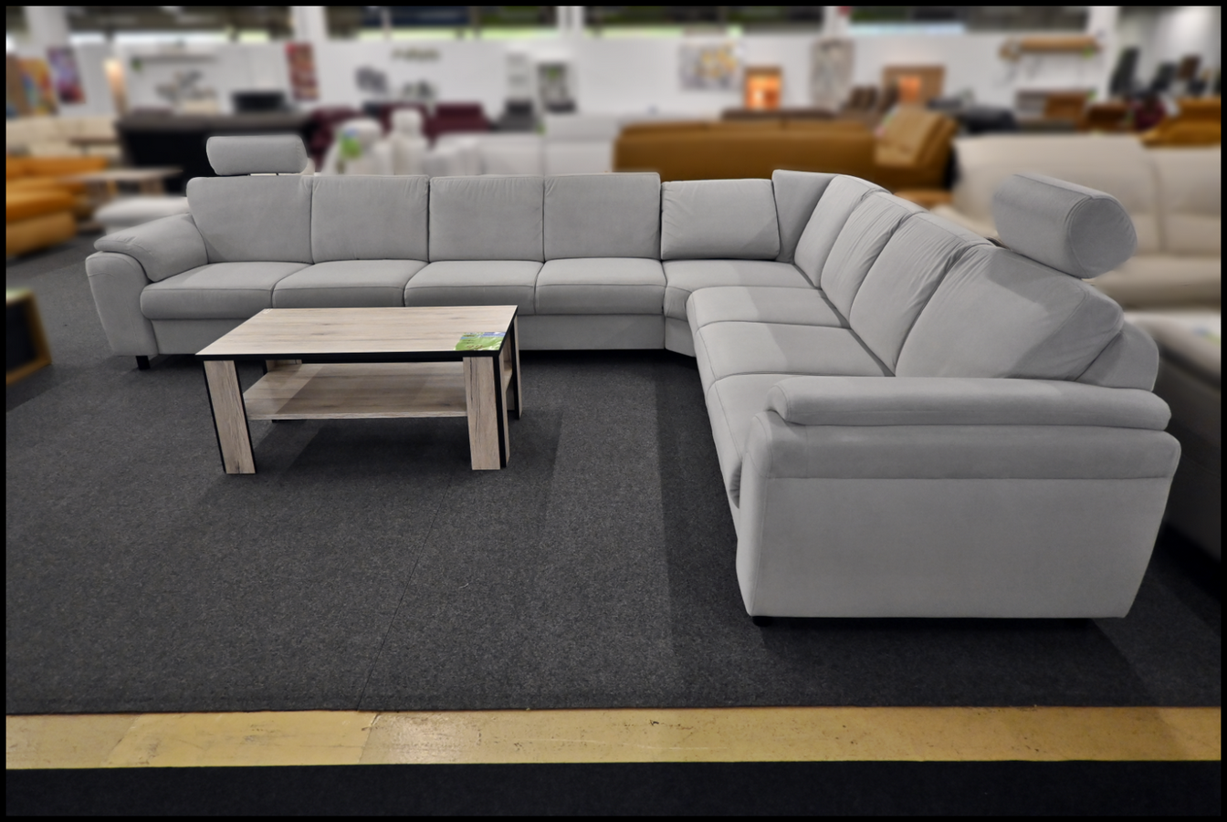 Zehdenick ZE-EM05003 Polsterecke Grau – Sofa mit Relaxrücken & ENOA Bezug – Bild 3