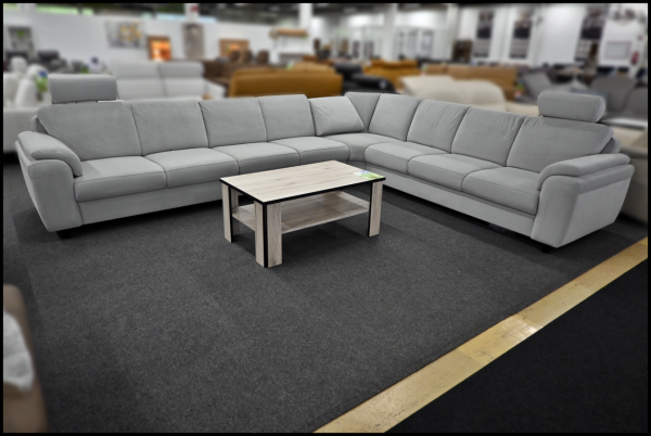 Zehdenick ZE-EM05003 Polsterecke Grau – Sofa mit Relaxrücken & ENOA Bezug – Bild 2