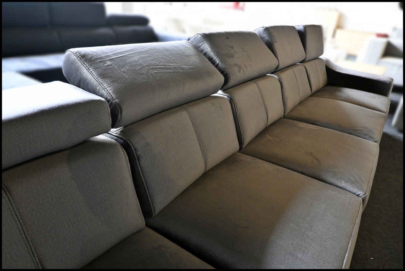 Polsterecke EWA II aus Samt in Anthrazit – planbares Ecksofa – Bild 9