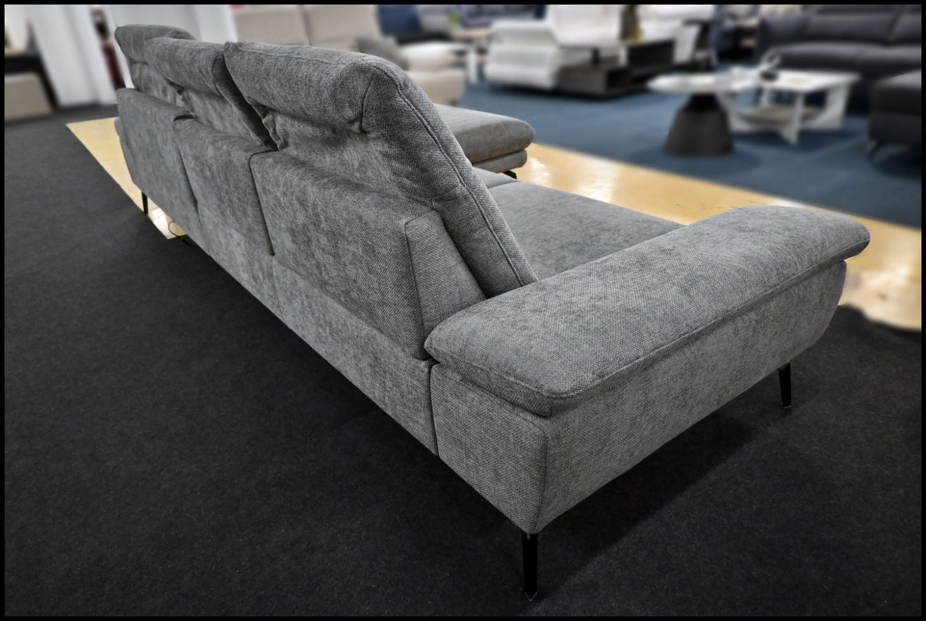 Eckgarnitur Megapol MP-IN22025 Webstoff grey – mit Verstellfunktionen – Bild 9