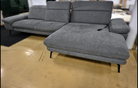 Eckgarnitur Megapol MP-IN22025 Webstoff grey – mit Verstellfunktionen﻿
