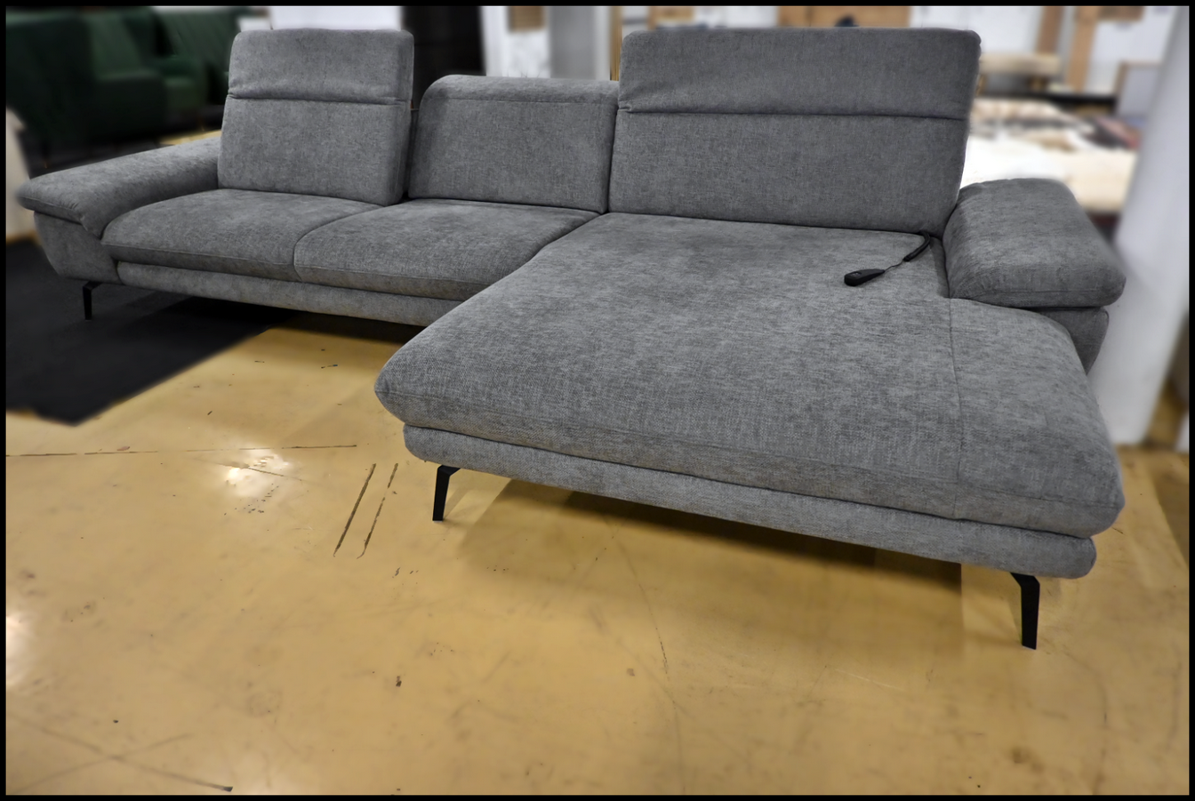 Eckgarnitur Megapol MP-IN22025 Webstoff grey – mit Verstellfunktionen – Bild 5