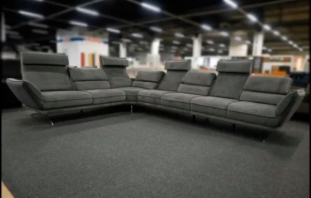 HUKLA HP21001 Salsa Grey – mit Sitzneigung, Sitztiefenverstellung & Drehsitz