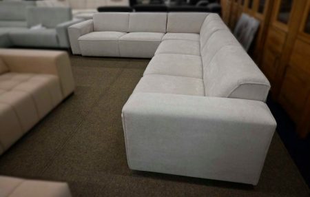 Megapol MP-IN24083 XL Ecksofa in Santos Natur frei im Raum stellbar
